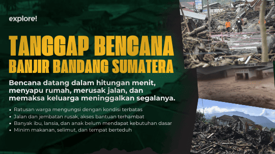 DARURAT BANJIR SUMATERA! SEGERA BANTU RIBUAN KORBAN